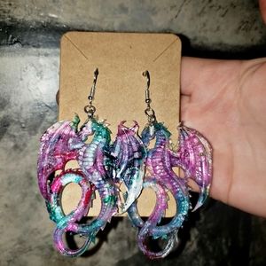 Dragon earrings